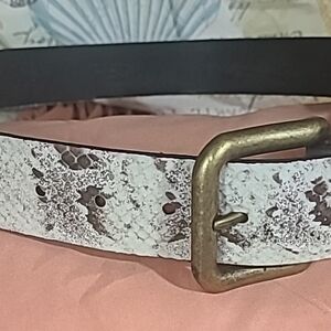 Handmade Genuine Python & Real Leather Snakeskin Belt Sz 34-Any Size Color READ